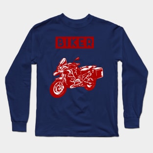 Biker - Motorcycle Long Sleeve T-Shirt